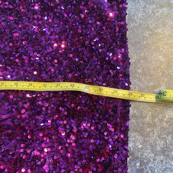 Le Chateau Sequin Velvet Bustier Mini Cocktail Dress - Picture 6 of 8
